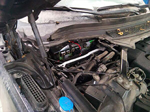 Попытка угона Range Rover